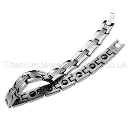 8 Inches Womens Titanium Bracelet
