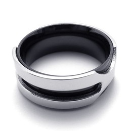 Black Titanium Ring 20813 