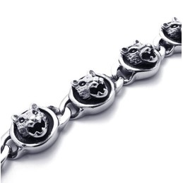 8.3 inch Cats Titanium Bracelet 20821