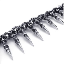 8.5 inch Claw Titanium Bracelet 20822