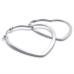 Heart Titanium Earrings