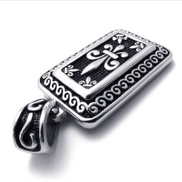 Dog Tag Titanium Pendant 20438