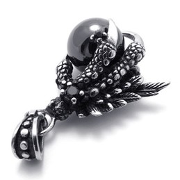 Claw Gem Titanium Pendant 20817