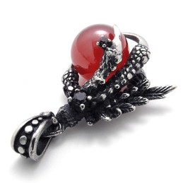 Claw Gem Titanium Pendant 20956