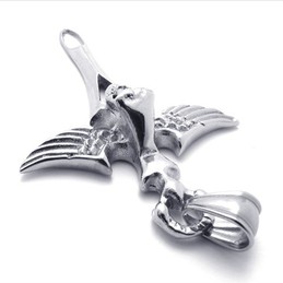 Cross Skull Titanium Pendant 20755