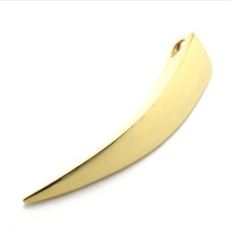 Gold Titanium Wolf Tooth Pendant 21040