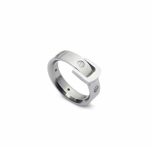 Strap 6mm Titanium Ring-£98 - Titanium Jewellery UK