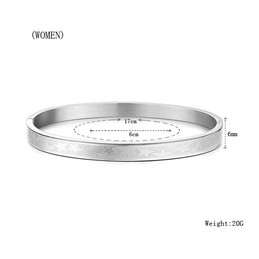 Tatanium Couple Bangles with Stars C863
