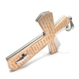 Fashion Titanium Cross Pendant Necklace (Free Chain)