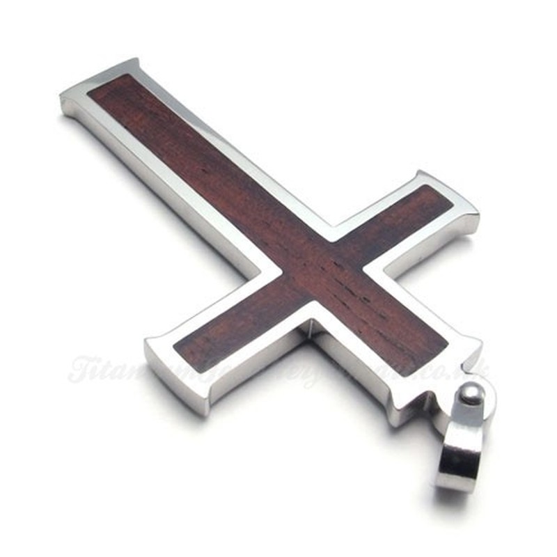 Titanium Cross Pendant Necklace (Free Chain)
