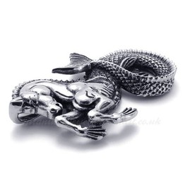 Horse Titanium Pendant Necklace (Free Chain)