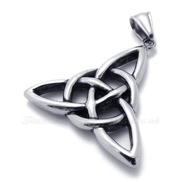 Fashion Titanium Pendant Necklace (Free Chain)