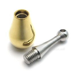 Titanium Gold Perfume Bottles Pendant Necklace (Can Open) (Free Chain)