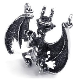 Pterosaur Titanium Pendant Necklace (Free Chain)