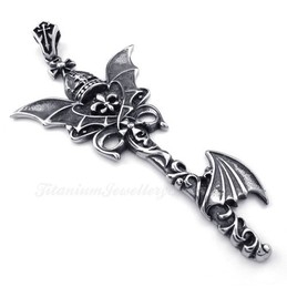 Fashion Exquisite Titanium Pendant Necklace (Free Chain)