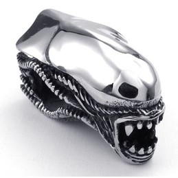 Titanium Monster Pendant Necklace (Free Chain)