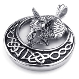 Fashion Titanium Pendant Necklace (Free Chain)