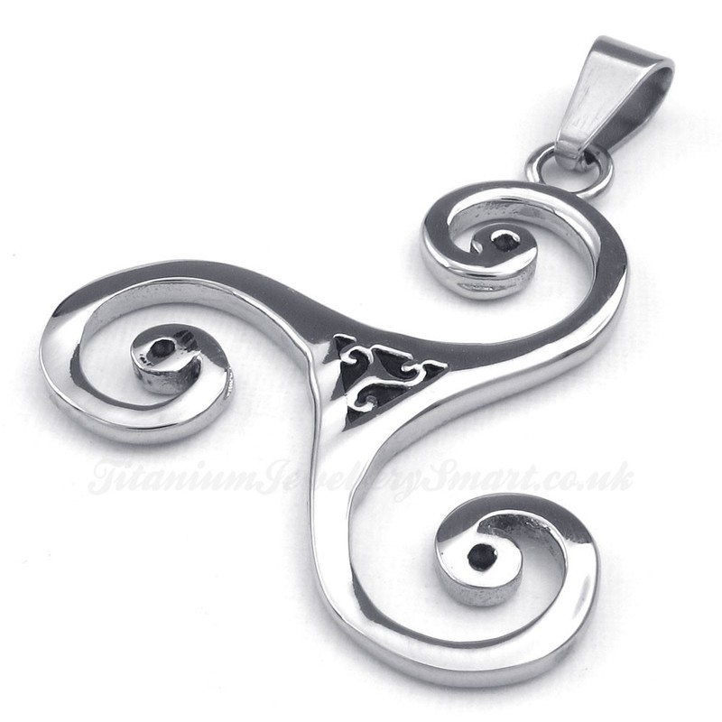Titanium Wind Turbines Pendant Necklace (Free Chain)