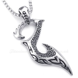 Fashion Graceful Titanium Pendant Necklace (Free Chain)