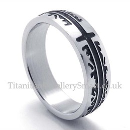 Titanium His and Hers Ring (Mens)