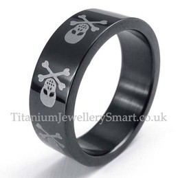 Titanium Skull Ring