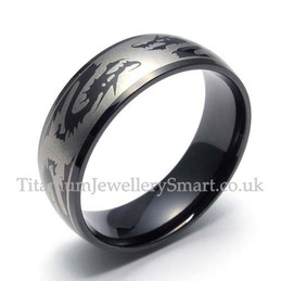 Titanium Dragon Ring