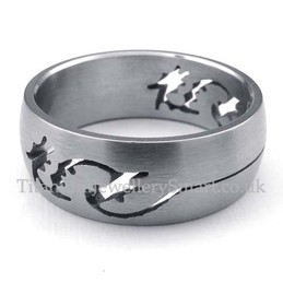 Titanium Dragon Ring