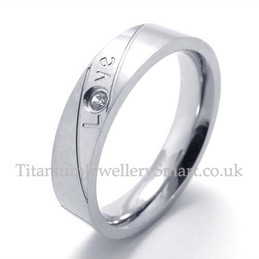 Couples Titanium Ring (Women)