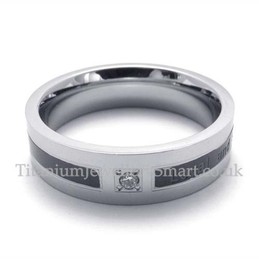 His and Hers Titanium Ring (Mens)