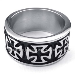 Titanium Cross Ring