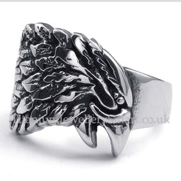Titanium Eagle Ring