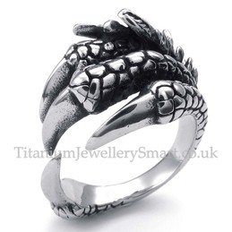Titanium Paw Ring