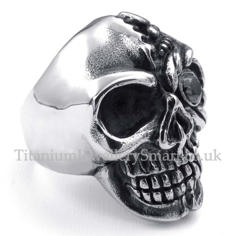Titanium Skull Ring