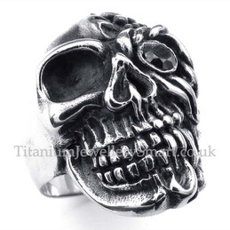 Titanium Skull Ring