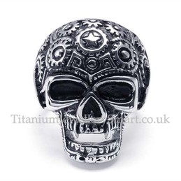 Titanium Skull Ring