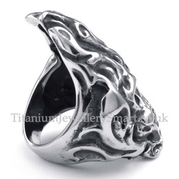 Titanium Skull Ring