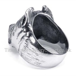 Titanium Shar Pei Ring