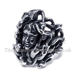 Titanium Medusa Ring