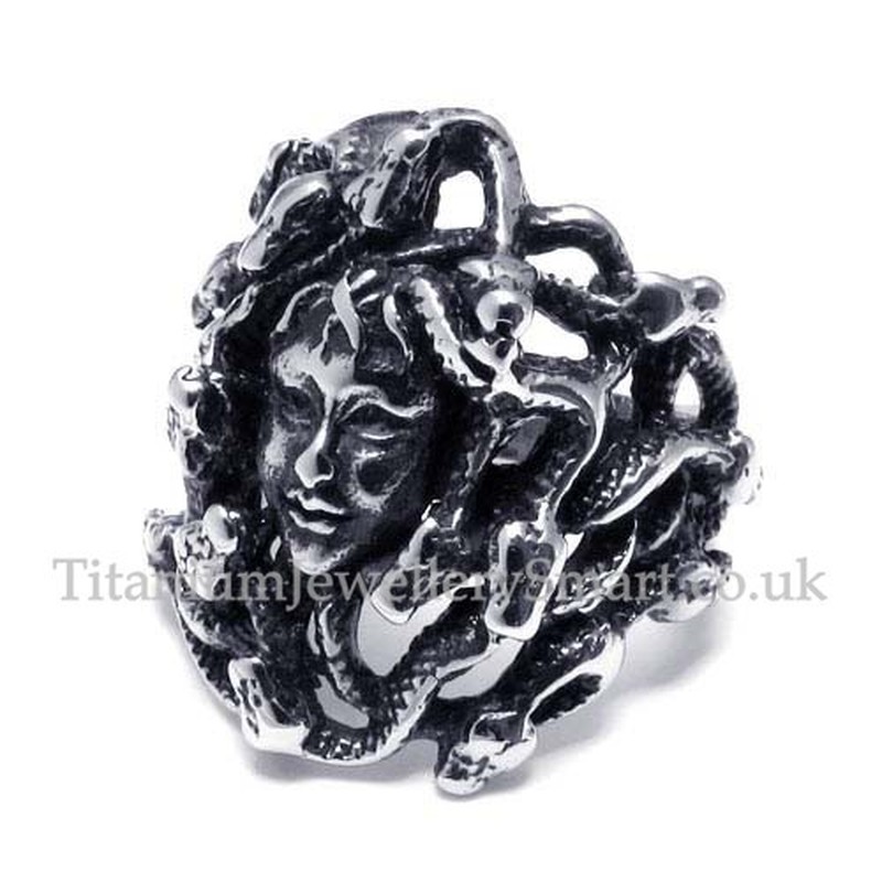 Titanium Medusa Ring