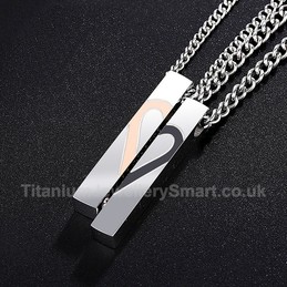 Titanium Heart-shaped (One Pair) Pendant