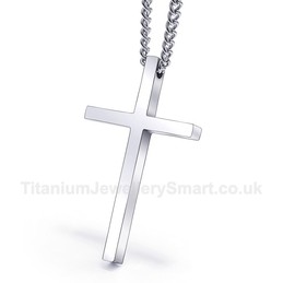 Titanium Cross Unisex Pendant