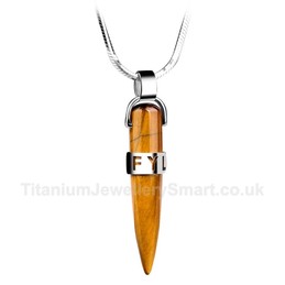 Titanium Mens Retro Pendant
