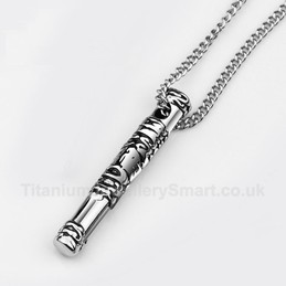 Titanium Retro Mens Pendant