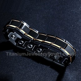 Titanium Black Mens Bracelet