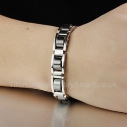 Titanium Black Mens Bracelet