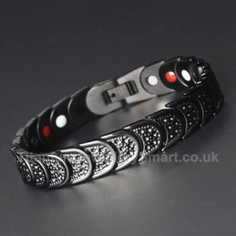 Titanium Mens Golden Bracelet