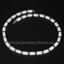 Titanium,Ceramic Unisex Necklace