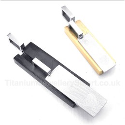 Titanium Love Couple's Pendant with Free Chain (One Pair)