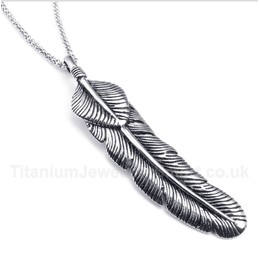 Titanium Pendant with Free Chain