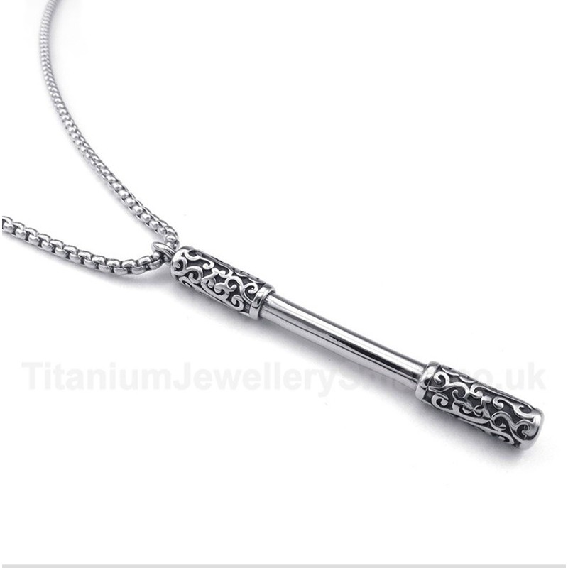 Titanium Pendant with Free Chain
